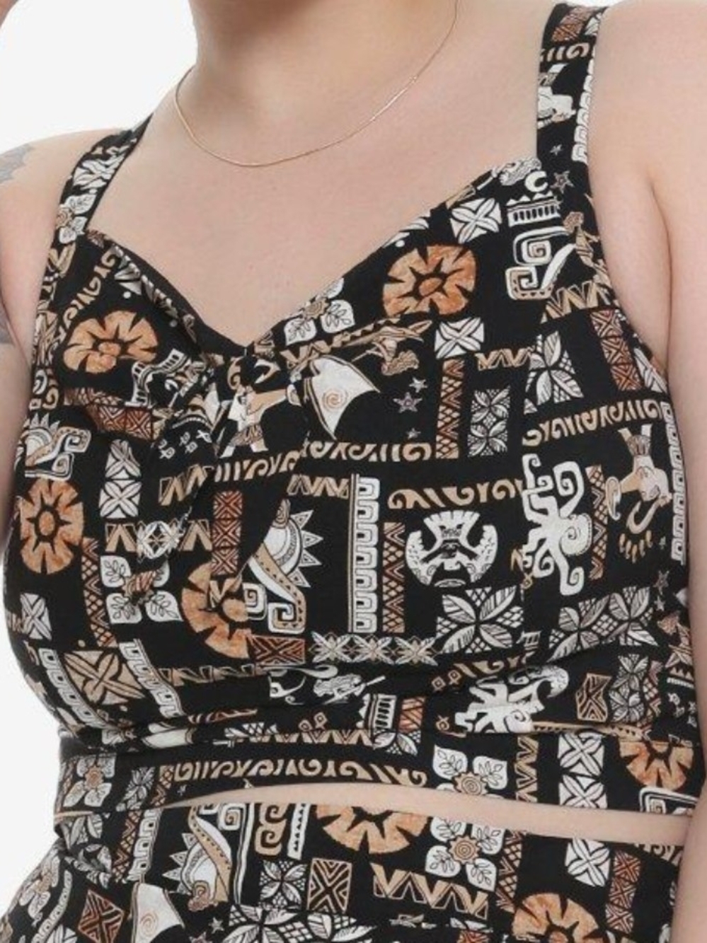 Her Universe Disney Moana Retro Crop Top Plus Size 4X